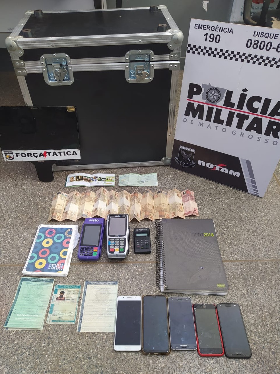 Aparelho de oftalmologia que foi roubado do Ciretran de Rosário Oeste foi recuperado em Central de Golpes pela Internet