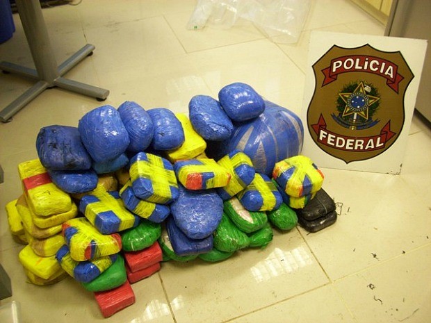 Cocaína foi encontrada no município de Iranduba (Foto: Divulgação/Polícia Federal)
