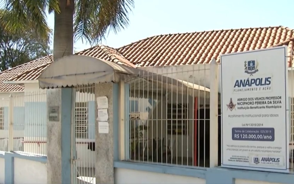 Abrigo de idosos Professor suspende visitação após casos de Covid-19 — Foto: Reprodução/TV Anhanguera
