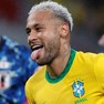 Foto: (Neymar comemora o gol contra o Japão na vitória da seleção brasileira em amistoso no dia 6 de junho de 2022 / Issei Kato/Reuters)