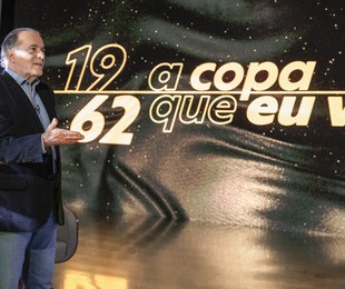 Tony Ramos no quadro "A Copa Que Eu Vi" | Globo/Fabio Rocha