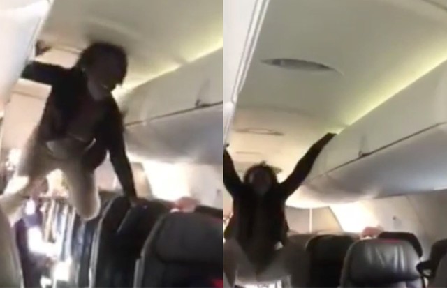 Mulher sofre colapso em voo (Foto: Reprodução/Instagram)