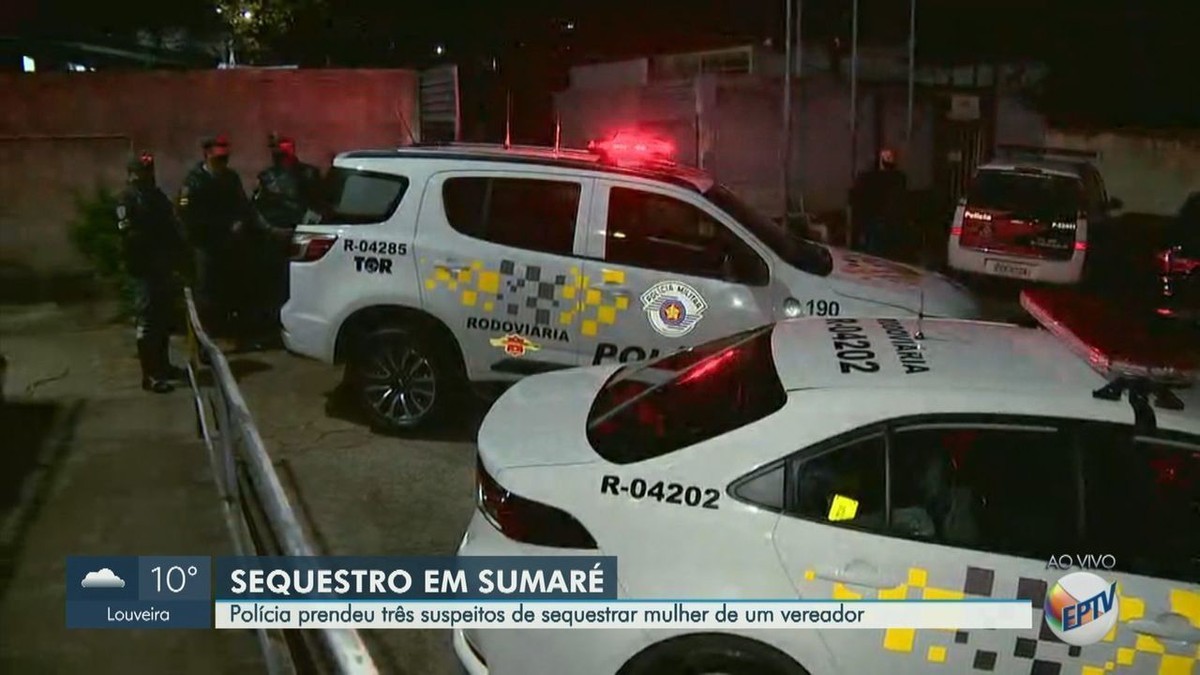 Mulher de vereador em Sumaré é vítima de sequestro-relâmpago e três suspeitos são presos - Vimarsana News