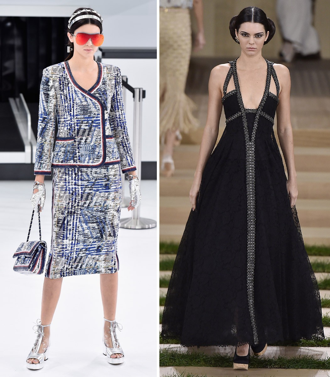 Duas vezes Chanel: na alta costura inverno 2016 e verão 2016 (Foto: Getty Images)
