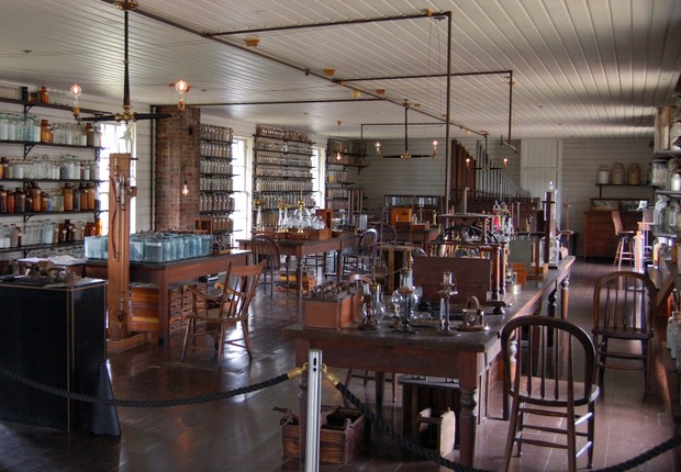 O laboratório em Menlo Park (Foto: Reprodução)