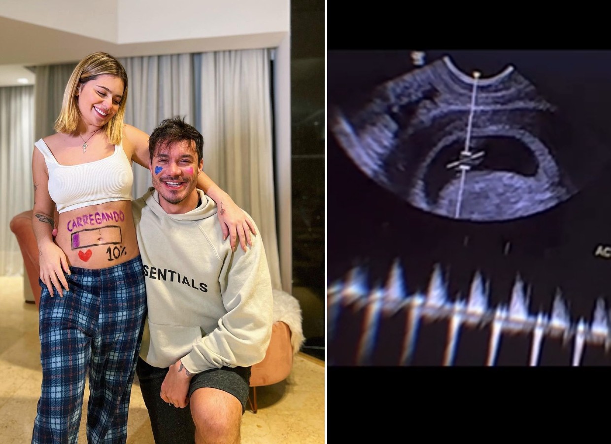 Viih Tube mostra ultrassom de bebê com Eliezer (Foto: Reprodução/Instagram)