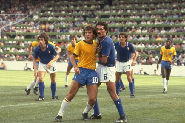 Brasil de Zico encantou o mundo do futebol na Copa do Mundo de 1982 (Foto: Getty Images)