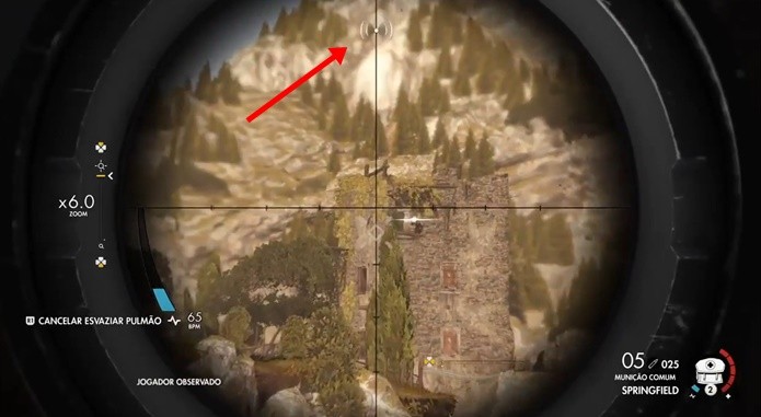 Sons do ambiente podem esconder os tiros de Sniper Elite 4 (Foto: Reprodução/Felipe Demartini)
