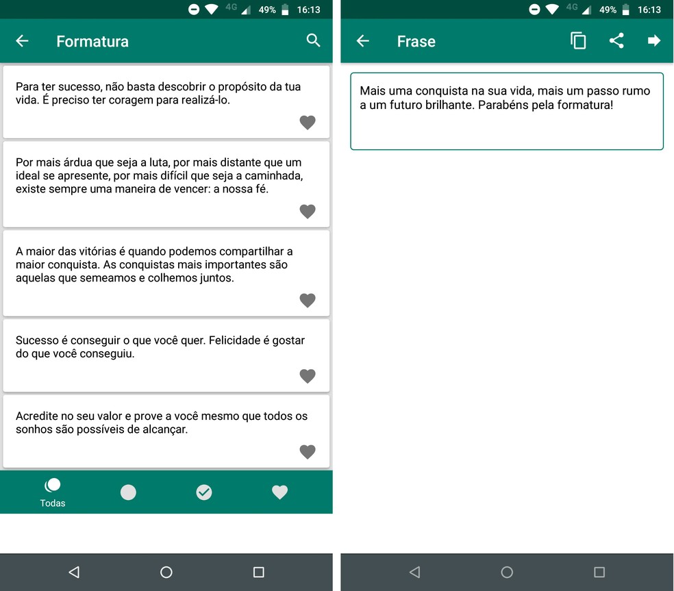 Mensagem Para Convite De Formatura Cinco Apps Com Frases Redes Sociais Techtudo Para sermos felizes, precisamos de amor, família e amigos. mensagem para convite de formatura