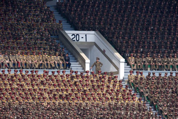 Estado militar O exército do país é o sexto mais numeroso do mundo, com 1,1 milhão de soldados (Foto: AFP)