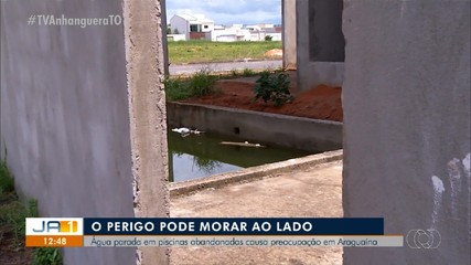 Dengue: água parada em piscinas abandonadas causa preocupação em Araguaína