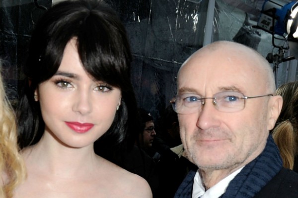 Lily Collins e Phil Collins (Foto: Getty Images)