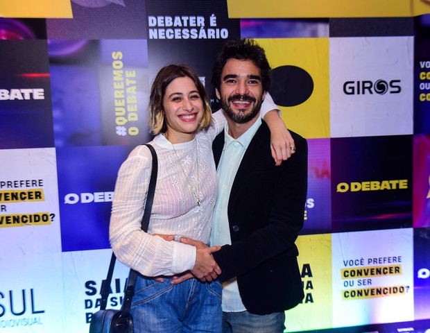 Caio Blat e Luisa Arraes (Foto: AgNews / Marcelo Sá Barreto)
