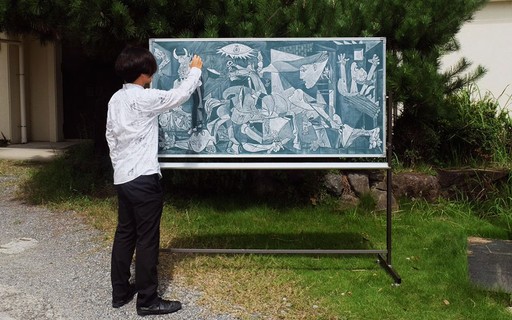 Professor De Arte Reproduz Obras Famosas Em Quadro Negro Revista Galileu Cultura