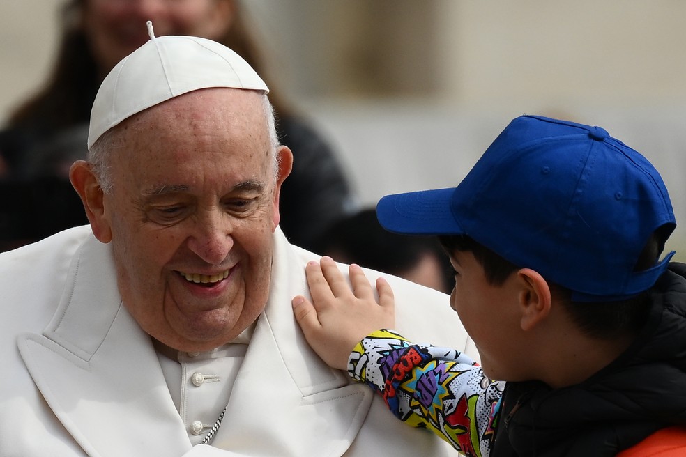 Papa Francisco em 29 de março de 2023 — Foto: Vincenzo Pinto/AFP