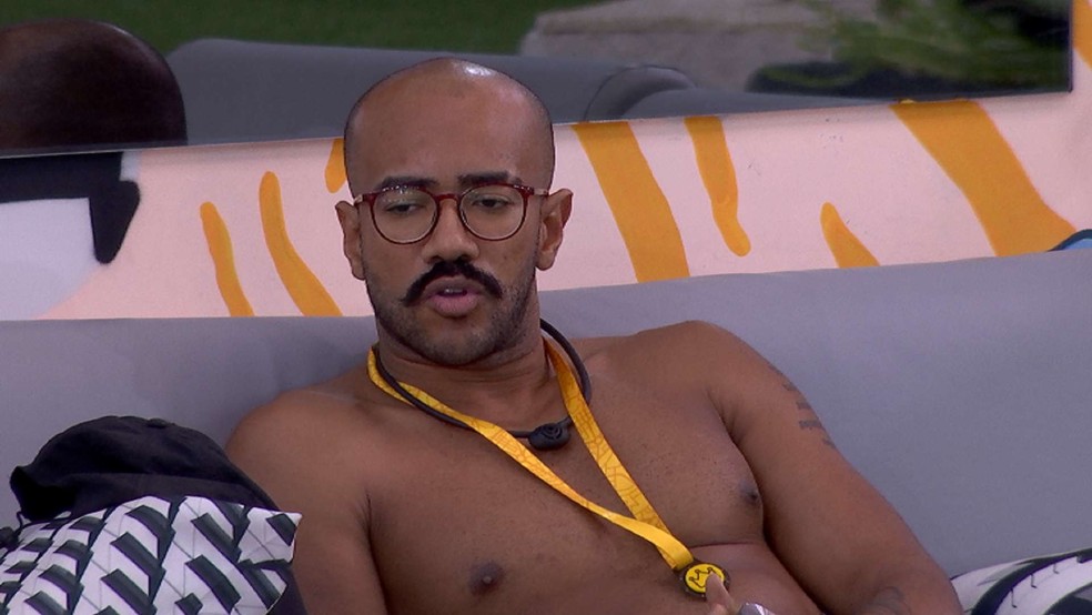 Ricardo conversa com Domitila Barros sobre sua possível indicação ao Paredão do BBB 23  — Foto: Globo