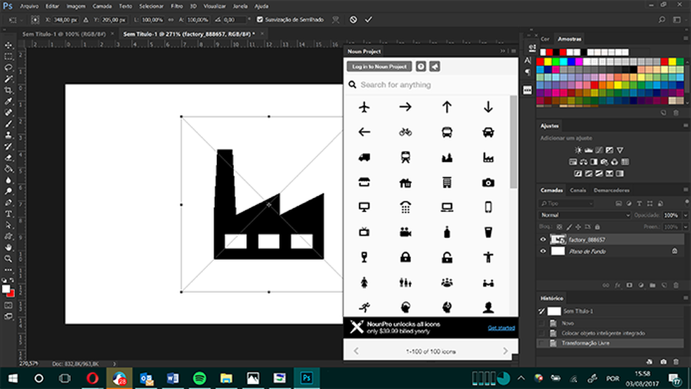 the noun project photoshop