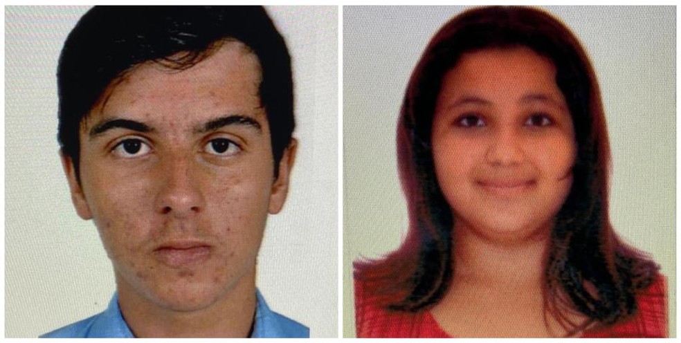 Pedro Henrique Rodrigues Leal Pinto, 21 anos, e Brenda Nunes Ronsoni, 24 anos, estão entre as vítimas — Foto: Divulgação