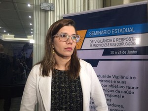 Luciana Albuquerque, secretária executiva de Vigilância em Saúde de Pernambuco (Foto: Thays Estarque/G1)