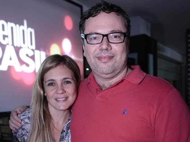 João Emanuel Carneiro ganhou o carinho de Adriana Esteves (Foto: Avenida Brasil/TV Globo)
