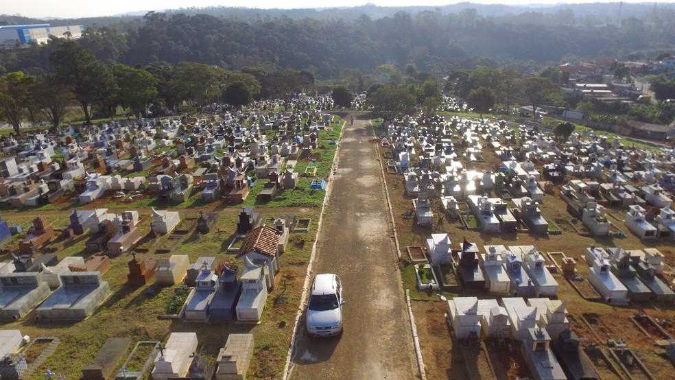 Cemitério do Raffo recebeu melhorias da Prefeitura (Foto: Wanderley Costa/Secop Suzano)