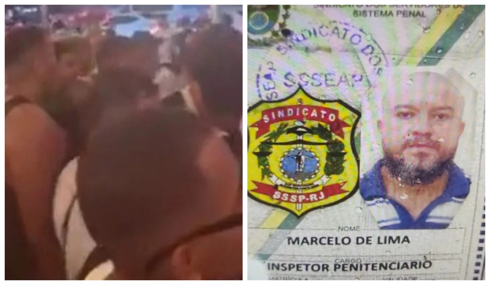 Inspetor de Pol&iacute;cia Penal foi preso em flagrante por matar torcedor do Fluminense a tiros &mdash; Foto: Reprodu&ccedil;&atilde;o