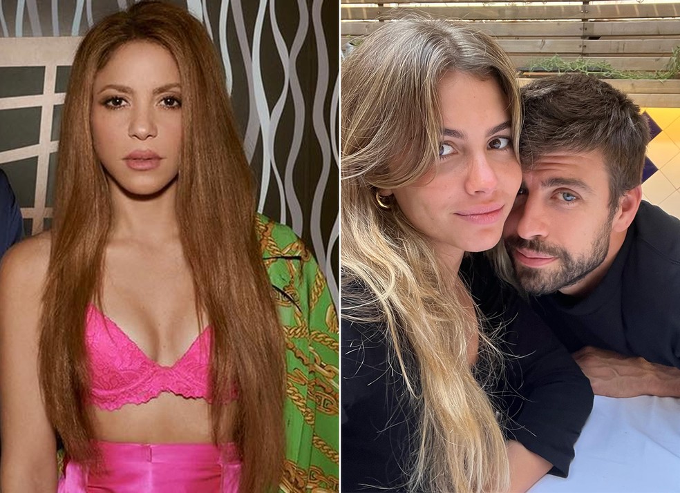 Shakira e Piqu&eacute; terminaram em junho de 2022; logo em seguida, ele assumiu namoro com modelo que foi piv&ocirc; do div&oacute;rcio &mdash; Foto: Reprodu&ccedil;&atilde;o / Instagram