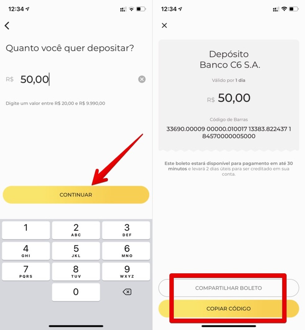 como gerar boleto no c6 bank bancos digitais techtudo
