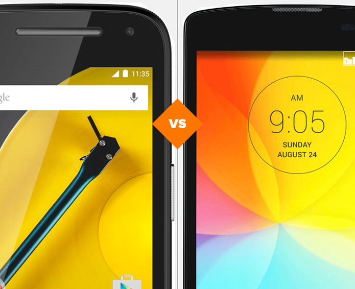 Moto E ou Lg G2 Lite? Descubra qual Android 'baratinho' merece o seu investimento (Foto: Arte/TechTudo)