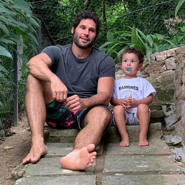 Dudu Azevedo e Joaquim (Foto: reprodução/Instagram)