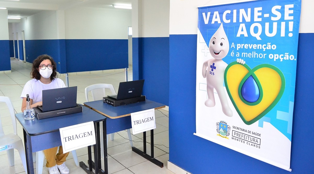 Ponto de vacinação na Praça de Esportes, em Montes Claros, não funcionará mais partir da segunda-feira (21)
