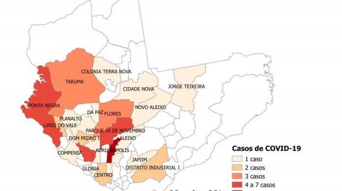 Em Manaus 27 Bairros Tem Casos De Coronavirus Adrianopolis Concentra Maior Numero Amazonas G1