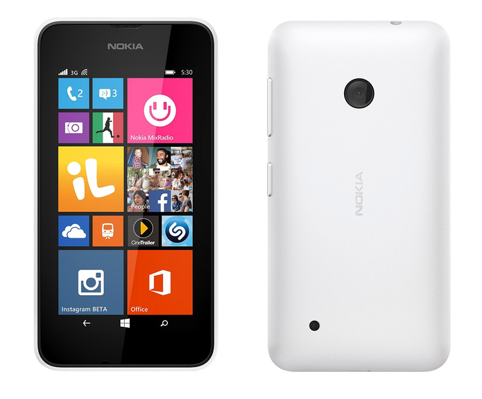 Lumia 530 é mais novo, porém mais em conta (Foto: Divulgação)