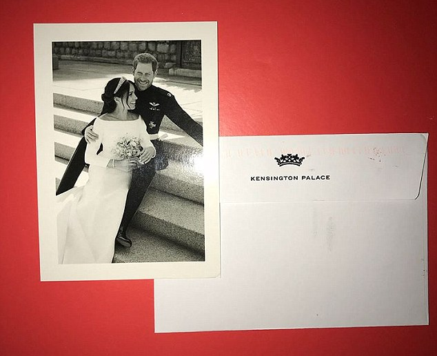 A mensagem de agradecimento enviada por Meghan Markle e seu marido, o Príncipe Harry (Foto: Instagram)