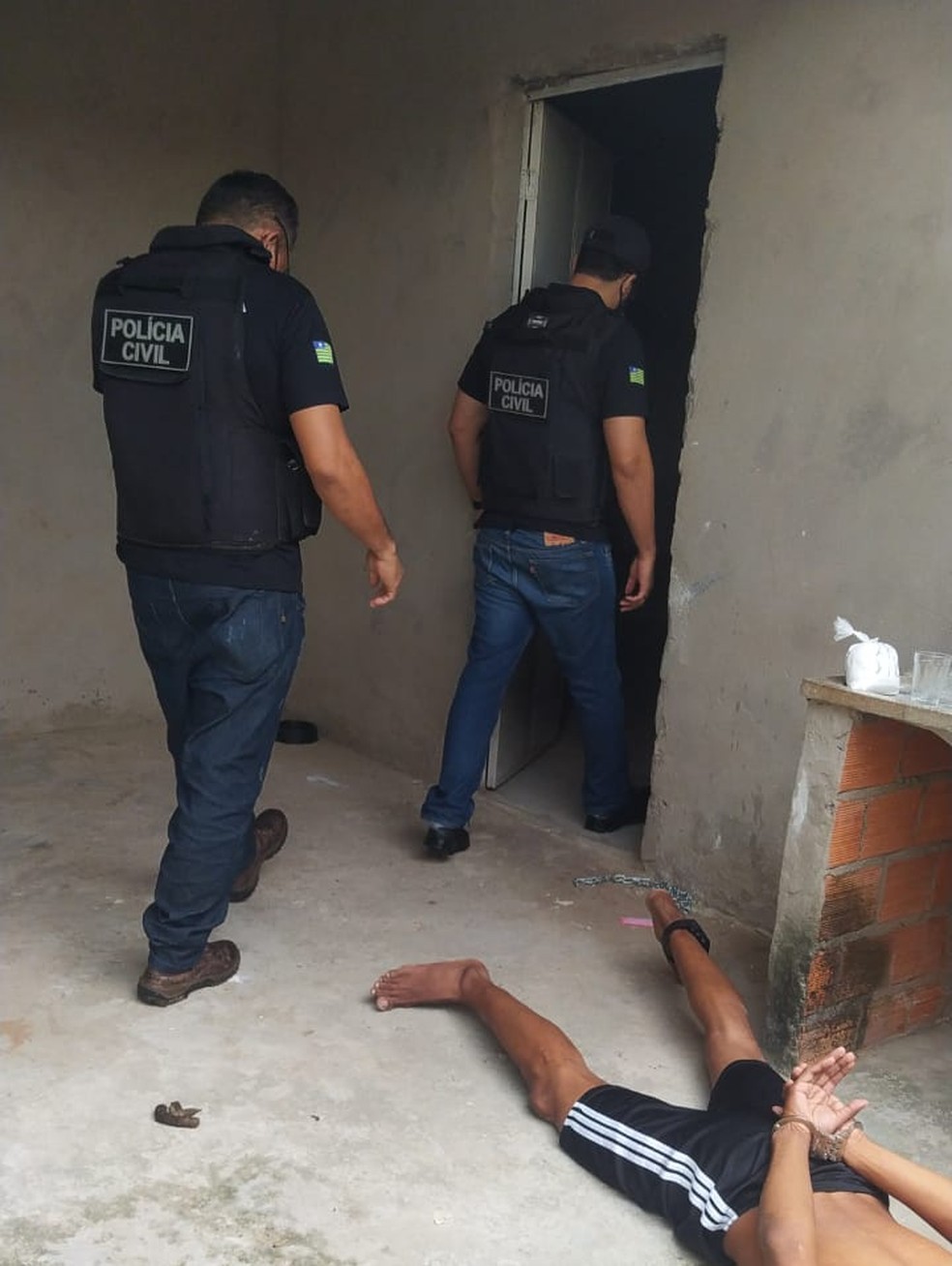 Acusado de balear PM é preso durante cumprimento de mandado em Teresina — Foto: Divulgação/Polícia Civil