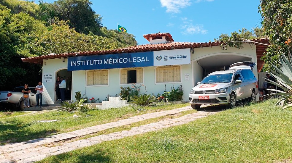 Instituto Médico Legal de Cabo Frio, no RJ — Foto: Hannif Linhares/Inter TV
