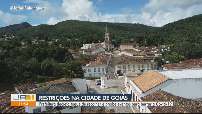 Cidade de Goiás decreta toque de recolher e proíbe eventos para barrar a Covid-19