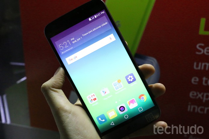 LG G5 vem de fábrica com Android 6.0 (Foto: Luciana Maline/TechTudo)