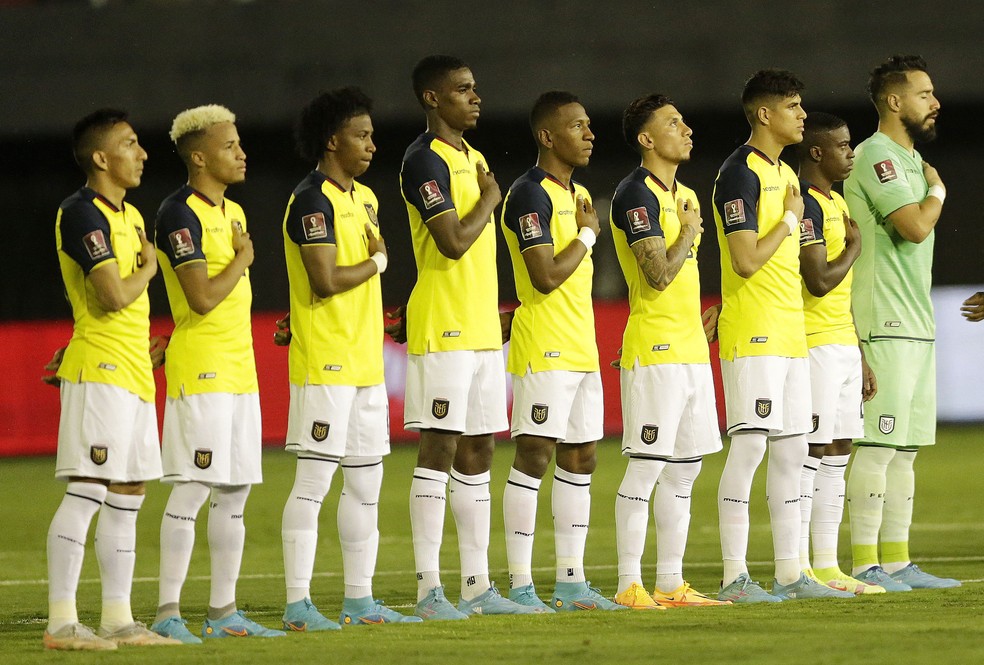 Seleção do Equador disputará a Copa do Mundo do Catar — Foto: Cesar Olmedo/Reuters