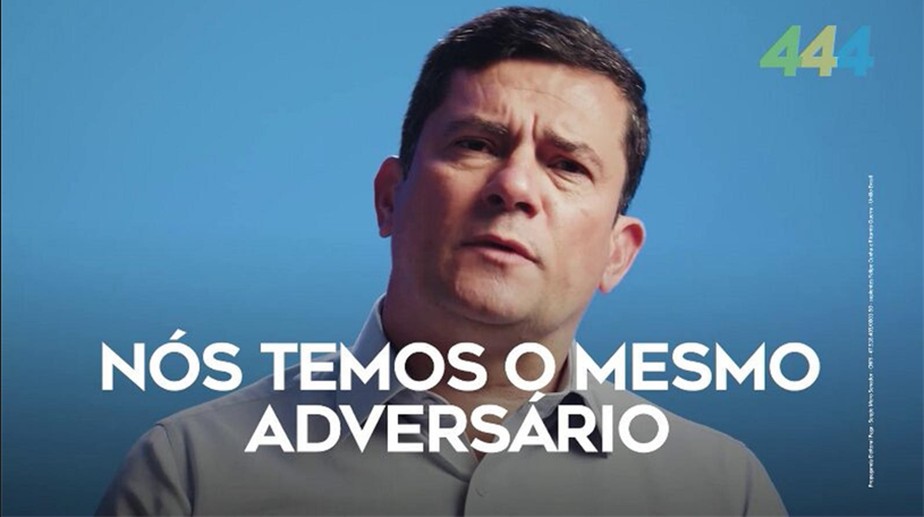 Em propaganda eleitoral nas redes, Moro acena ao bolsonarismo com discurso antipetista