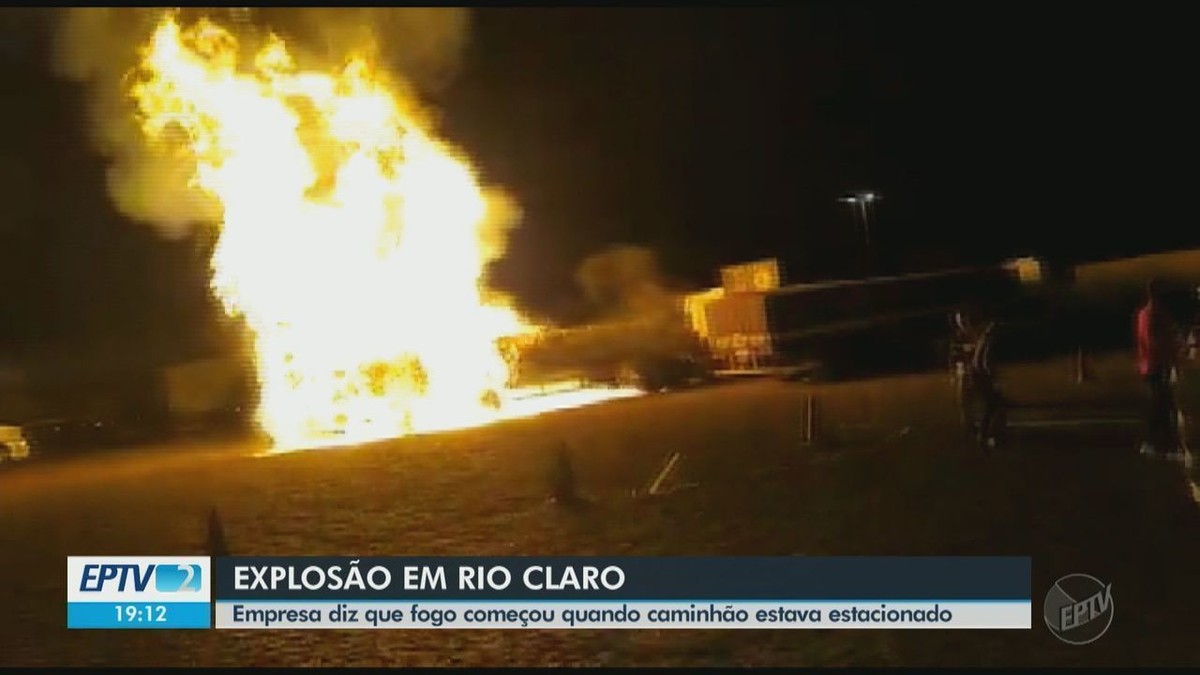 Empresa dona de caminhão que explodiu em Rio Claro diz que fogo começou com veículo estacionado - Vimarsana News