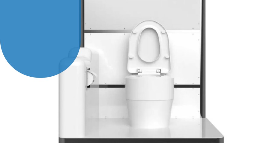 Protótipo de banheiro reinventado da Samsung