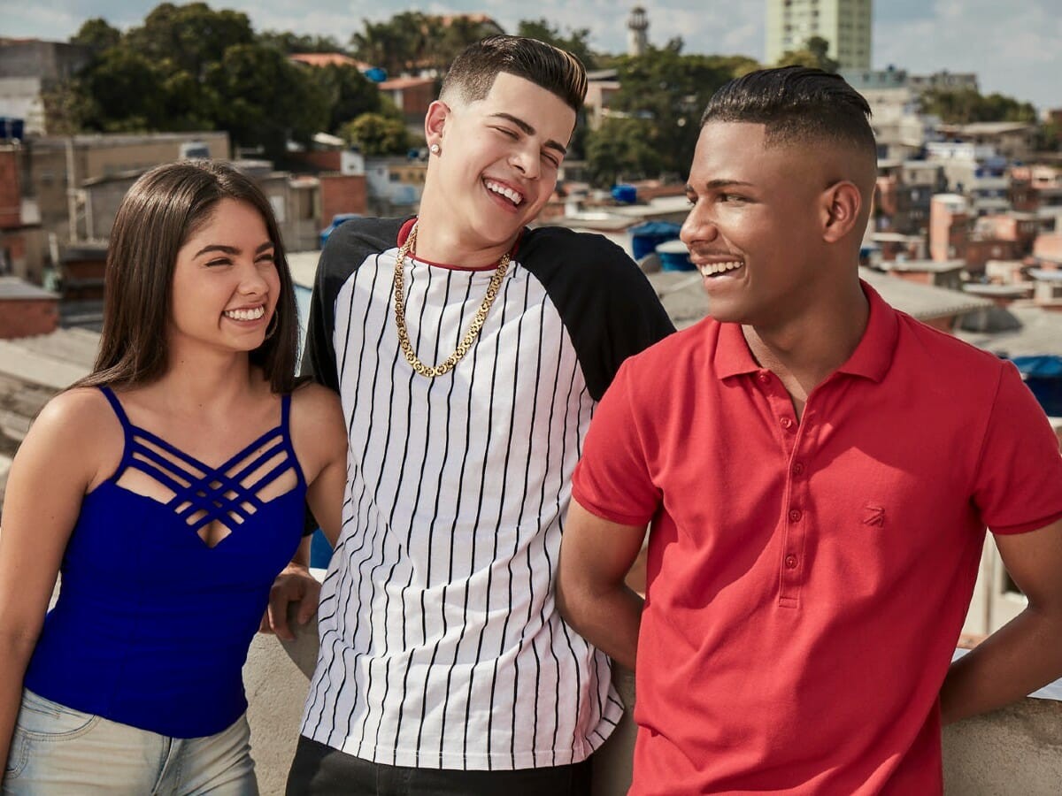 Sintonia 2: Bruna Mascarenhas (Rita), Jottapê (MC Doni) e Christian Malheiros (Nando) estão no elenco (Foto: Divulgação/Netflix)