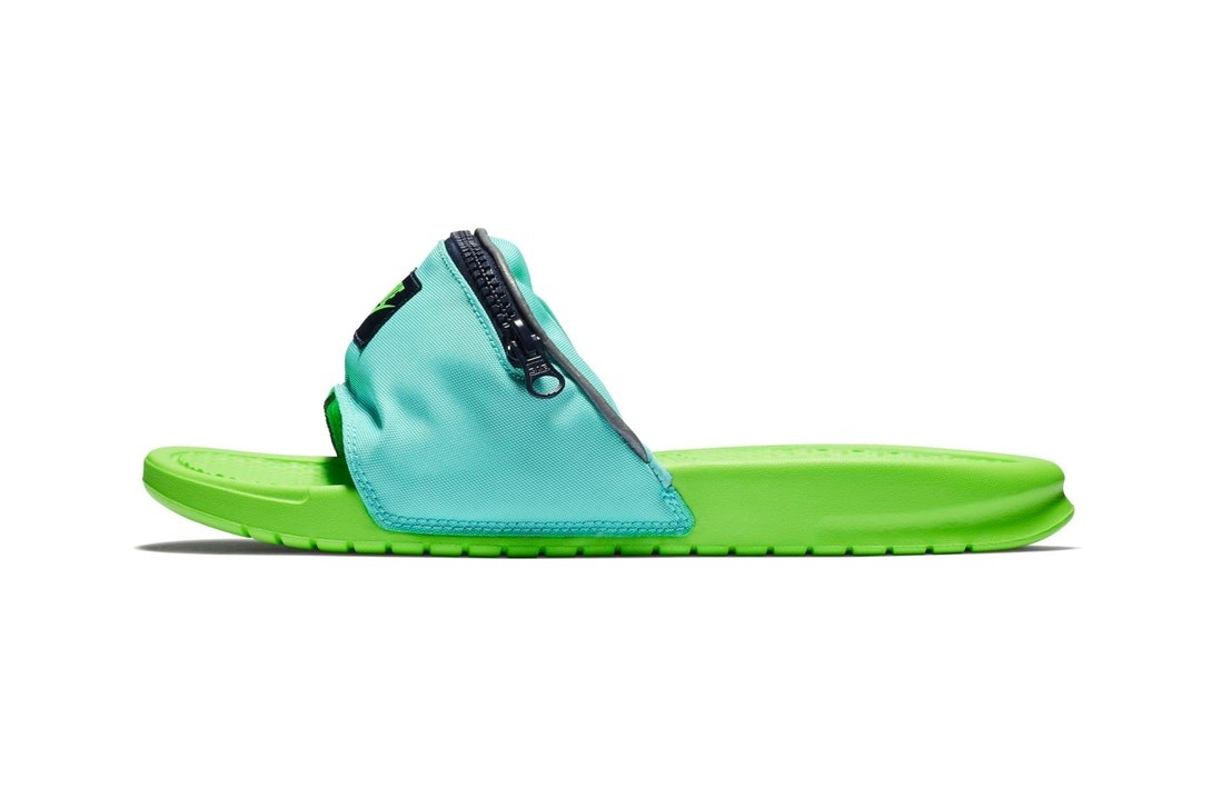 Os novos Nike “Fanny Pack” Benassi JDI Slides (Foto: Divulgação)
