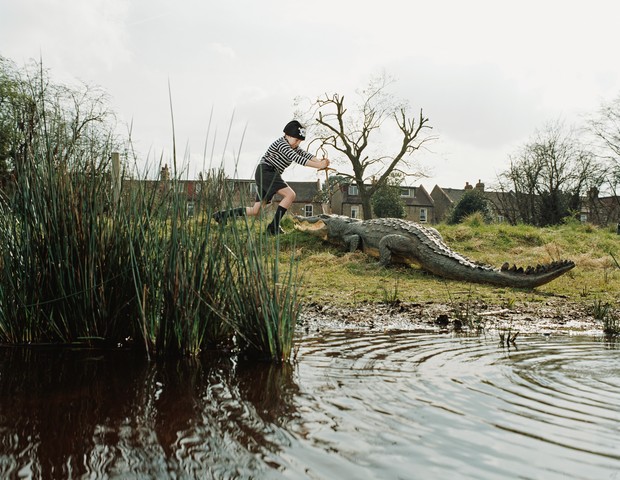 Mãe salva filho de ataque de crocodilo  (Foto: Getty/foto ilustrativa)