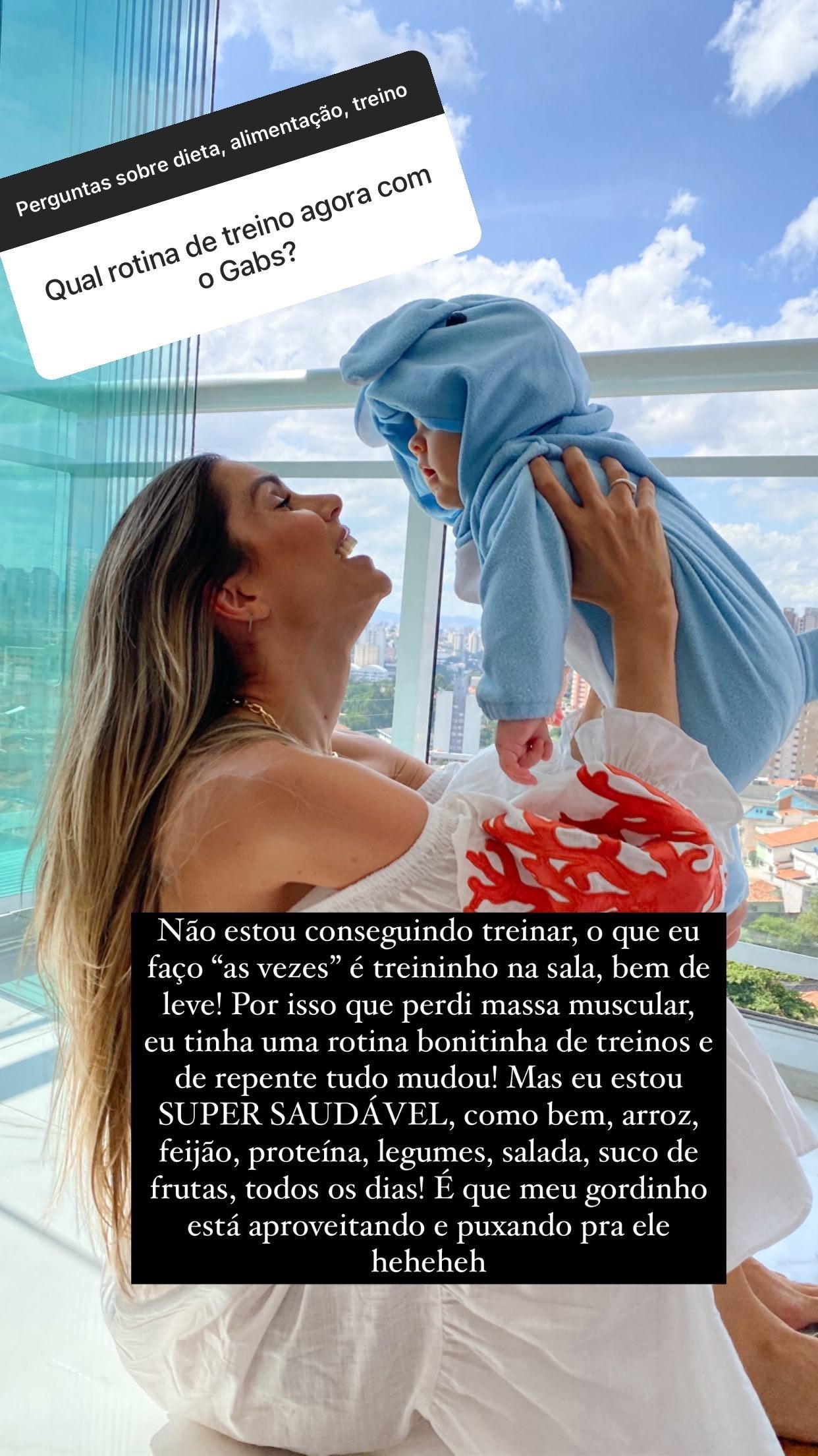 Flávia Viana conta que mantém alimentação saudável após nascimento do segundo filho, Gabriel (Foto: Reprodução/Instagram)