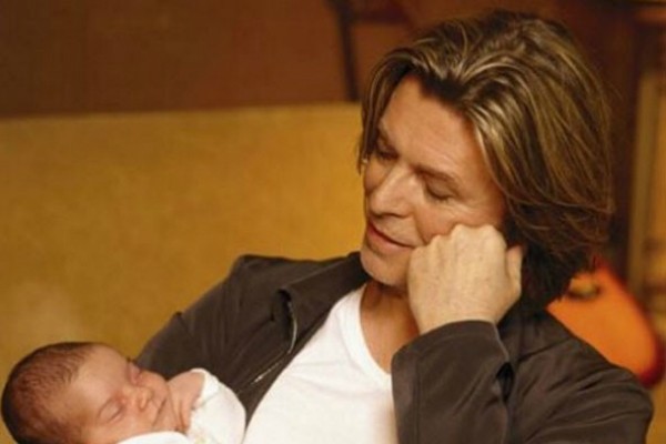 David Bowie com a filha Lexi Jones (Foto: Instagram)
