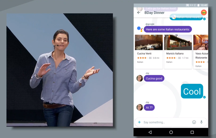 Allo: mensageiro vai ter integração com Google Assistant (Foto: Reprodução/Google)