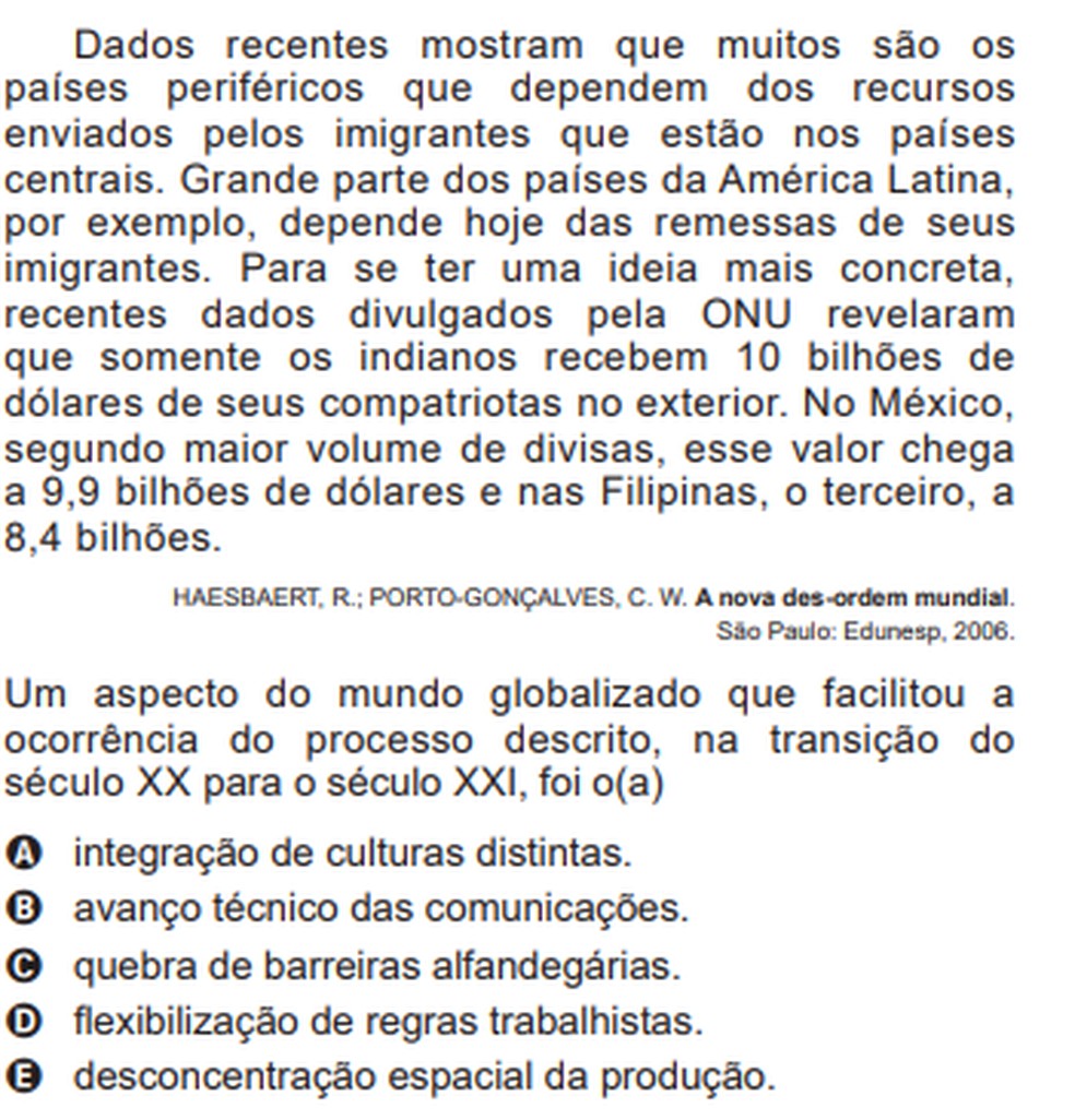 Geografia no Enem: 5 questões para revisar os temas que mais caem em ...