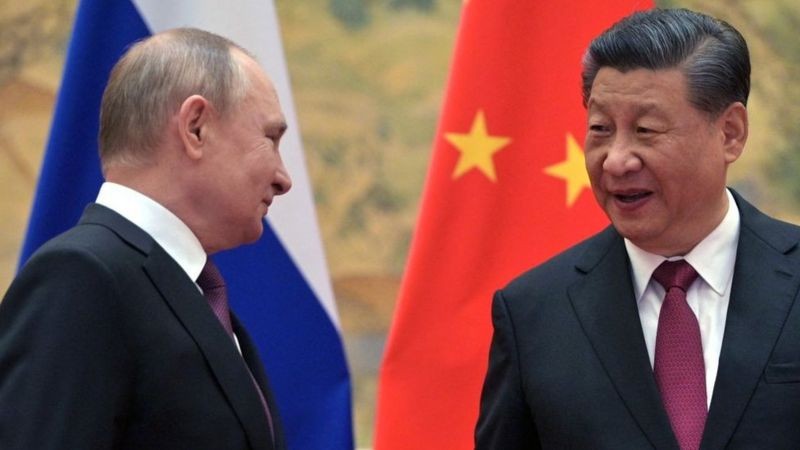 O governo de Xi Jinping já deu sinais de aproximação entre a China e o Kremlin nos últimos dias (Foto: Getty Images via BBC News)